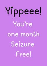 Heartfelt Congratulations Card - One Month Seizure Free created by Botch & Wibs
