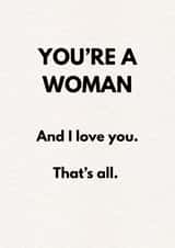 Heartfelt Thinking Of You Card - Affirmation - Trans Woman created by Matthew Curry