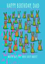 Funny Birthday Card - For Dad - Grey Hairs created by Great British Card Company