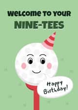 Cute Birthday Card - 90th - Golf created by Digital Waves