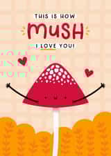 Cute Anniversary Card - Mushroom created by Joanne Hawker