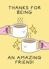 Cute Thank You Card - Amazing Friend created by Stormy Knight