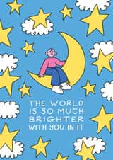 Cute Love And Friendship Card - Brighter World created by Stormy Knight