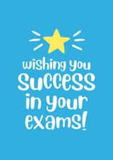 Fun Good Luck Card - Wishing You Success - Exams created by @hollielonglanddesigns