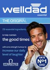 Funny Father's Day Card - Welldad Supplements created by Shower Thoughts