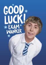 Funny Good Luck With Your Exams Card -  The Inbetweeners - Jay created by Atwood & Atwood