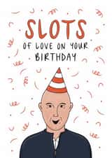 Funny Birthday Card - Arne Slot - Liverpool Football Club created by Muses & May 