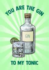 Fun Anniversary Card - You Are The Gin - To My Tonic created by Poppy & Mabel 