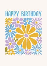 Pretty Birthday Card - For Her - Matisse Style created by Sasha Tyrer