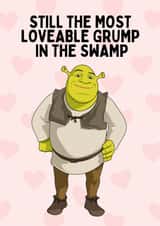 Funny Father's Day/Birthday Card - Shrek - Loveable Grump created by Sundiva Designs