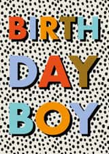 Bright and cheery birthday card for a birthday boy created by Hey Ves Designs