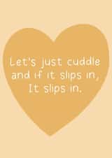 Funny Anniversary/Valentine's Day Card - If It Slips In created by Belly Flops 