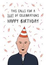 Liverpool FC Birthday Card - Arne Slot - Pun created by Muses & May