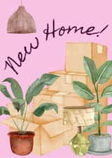 Fun New Home Card - Plants - Boxes created by Annie Moon 