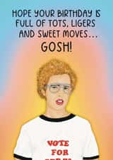 Funny Birthday Card - Napoleon Dynamite - Sweet Moves created by Choo Choo 