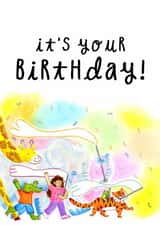 Cute Birthday Card for a child’s birthday - All Ages created by colettejoy.illustrates