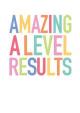 Classic Exams Card - Amazing A-Level Results created by Studio 9