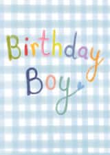 Classic Birthday Card - Birthday Boy created by Love Lucy Illustration