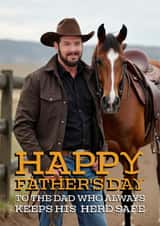 Cute Father's Day Card - Rip Wheeler - Yellowstone created by Shower Thoughts