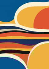 Classic New Home Card - Modern Memphis created by Giddy Kipper