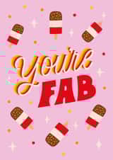 Classic Thank You Card - Fab Lolly created by Letters by Amy