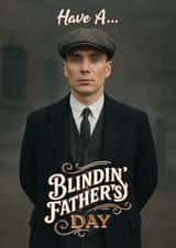 Fun Father's Day Card - Peaky Blinders - Tommy Shelby created by ShortRound888