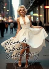 Pretty Birthday Card - Marilyn Monroe created by Shower Thoughts