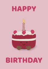 Cute Birthday Card - Cake - Jellycat created by Gards
