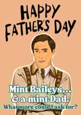 Funny Father’s Day Card - Gavin and Stacey - Bryn - Mint Dad created by Foggish