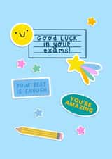 Cute Exams Card - Exams - Stickers created by Jessica Rachel Sharp