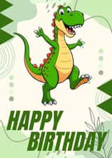 Fun Dinosaur Birthday Card for Someone Special created by Kailyn Horrocks