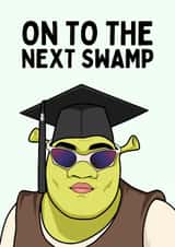 Funny Graduation Card - Shrek - Next Swamp created by Sundiva Designs