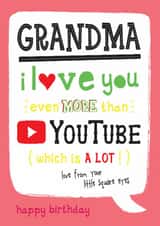 Funny Birthday Card - For Grandma - YouTube created by la la la Designs