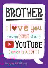 Funny Birthday Card - For Brother - YouTube created by  la la la     Designs