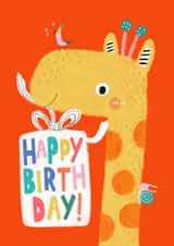 Cute Birthday Card - Giraffe created by Stripey Paper