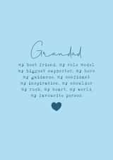 Heartfelt Father's Day Card - For Grandad - Favourite Person created by Cake For Breakfast