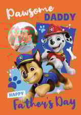 Personalised Father's Day Photo Card created by Danilo - Personalised Paw Patrol Father’s Day Photo Card – For a Pawsome Daddy!