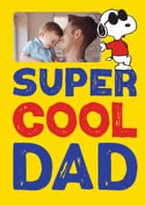 Personalised Father's Day Photo Card created by Danilo - Personalised Snoopy Father’s Day Photo Card – For a Super Cool Dad!