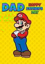 Super Mario Father’s Day Card – A Power-Up for Dad! created by Danilo