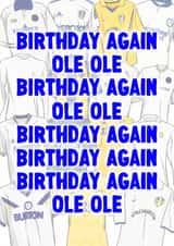 Leeds United Birthday Card - LUFC - Football created by ZB CREATIVE
