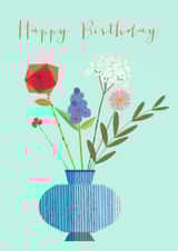 Classic Birthday Card - Pretty Flowers created by Kali Stileman
