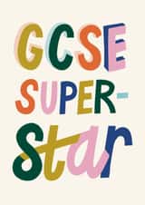 Classic Exams Card - GCSE Superstar created by Christine Cuddihy Illustration