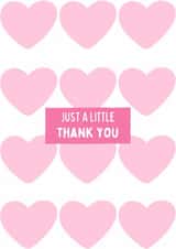 A thank you card created by Katielakin