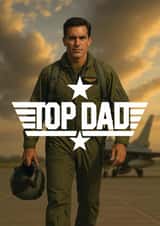 Top Dad. Fun face swap card for father's day or birthday. created by Tainted Genie