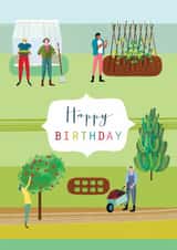 Classic Birthday Card - Gardening created by Kali Stileman