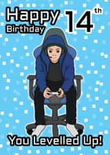 Classic Birthday Card - 14th - Gaming created by @Cupsie's Creations