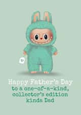 Funny Father's Day Card - Labubu - Collectors Edition created by Running with Scissors