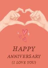 Cute 'I Love You' Anniversary Card created by Annie Moon 