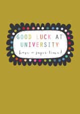 Classic Good Luck Card - University created by Kali Stileman