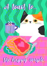 A Toast Cat Card created by The Paper Tail